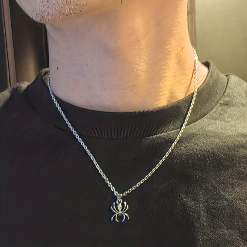 Vintage Halloween Style Spider Pendant Necklace